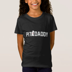 Pit Daddy Pitbull Dog Father's Day Gift for Dog Da T-Shirt
