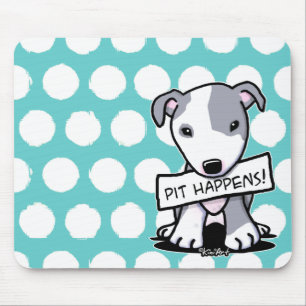 Pit Happens Pit Bull Dog Mouse Mat