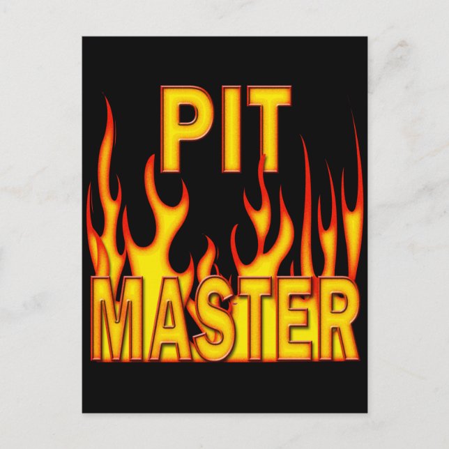 Pit Master Postcard (Front)