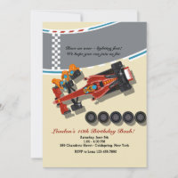 Pit Stop Invitation