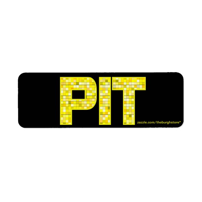 PIT Tile Return Address Stamp (Front)