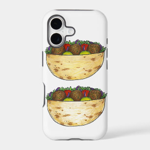 Pita Falafel Sandwich Mediterranean Food Case