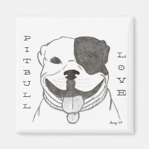 Pitbill Love Magnet