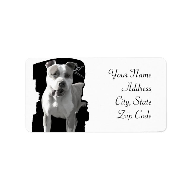 Pitbull Address Labels (Front)