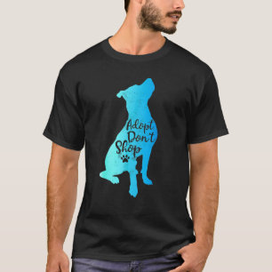 Pitbull Adopt Don't Shop Pitbulls Dog Mama Cute T-Shirt