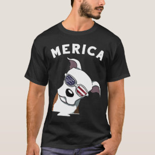 Pitbull America Design For Patriotic Dog Owner -Ne T-Shirt