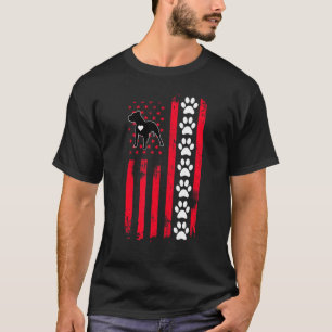 Pitbull American Flag 4th Of July Patriotic Pitbul T-Shirt