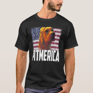 Pitbull American Flag Dog Mum Dad Patriotic Terri T-Shirt