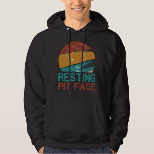 Pitbull Breed Owner Dad Dog Lover Trainer Resting Hoodie