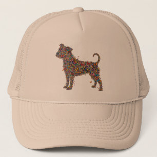 Pitbull Butterfly Silhouette Art Bully Dog Lover Trucker Hat