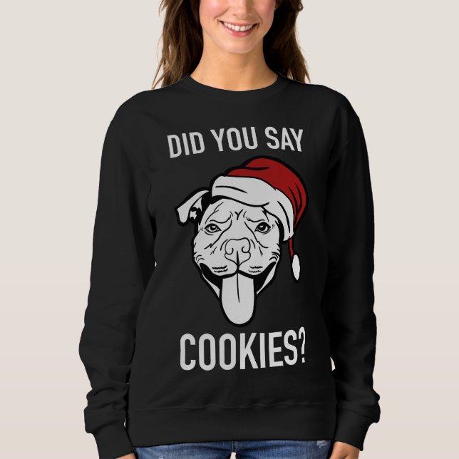 Pitbull Christmas    Sweatshirt (Front)