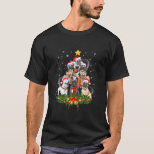Pitbull Christmas Tree Ornaments Dog Lovers Pit Bu T-Shirt