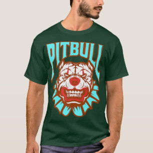 Pitbull Clown, Dog Face, Funny Dog Owner, Pet Love T-Shirt