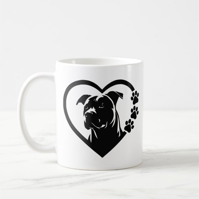 Pitbull Coffee Mug (Left)