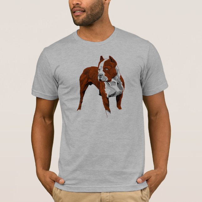 Pitbull colour t-shirt (Front)