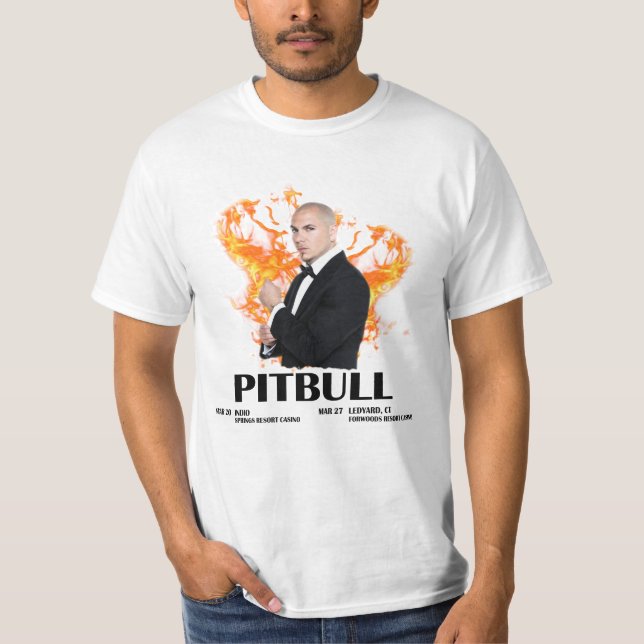 pitbull concert music T-Shirt (Front)