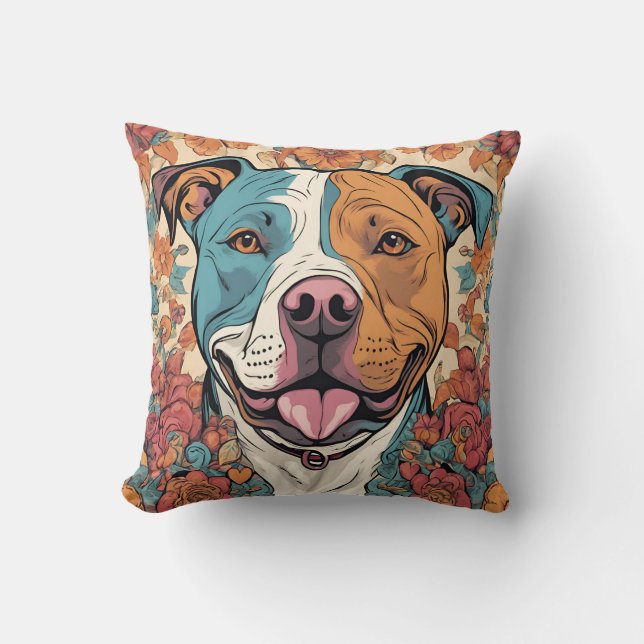 pitbull cushion (Front)