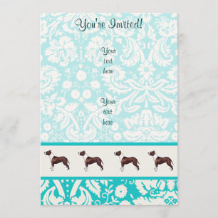 Pitbull; Cute Invitation