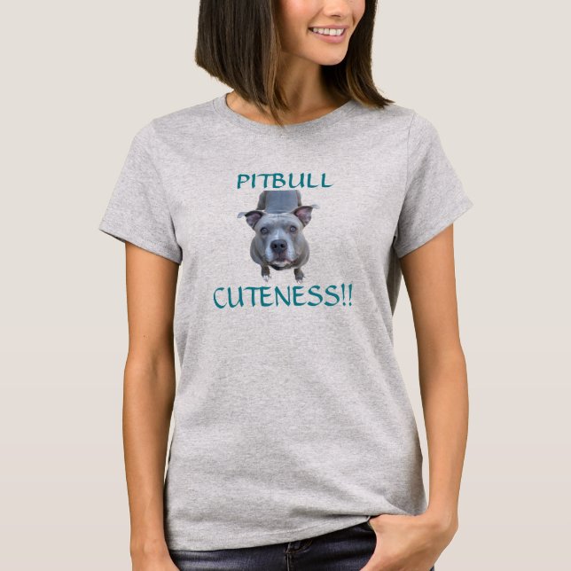 Pitbull Cuteness Women's Shirt (Front)