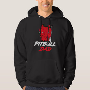 Pitbull Dad Funny Pitbull Hoodie