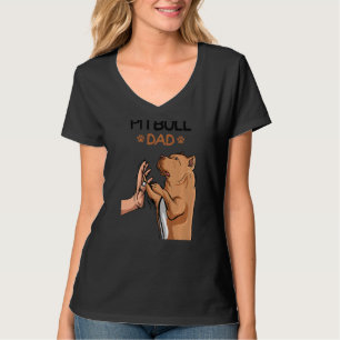 Pitbull Dad Pittie Dog Men T-Shirt
