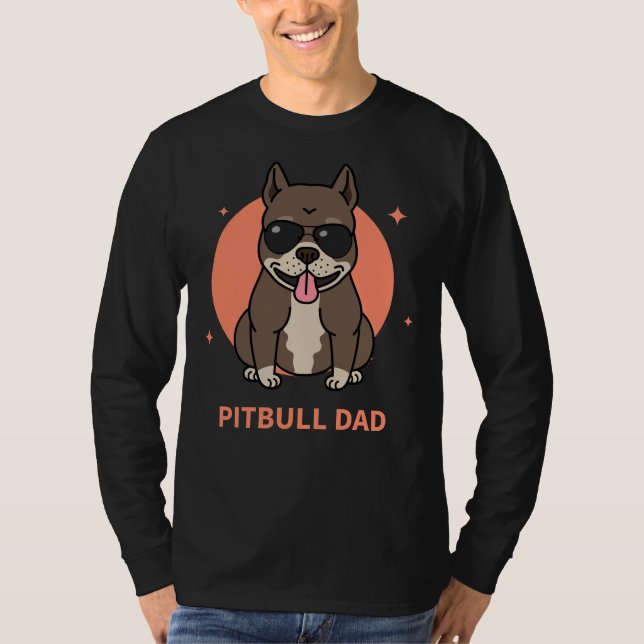 Pitbull Dad           T-Shirt (Front)
