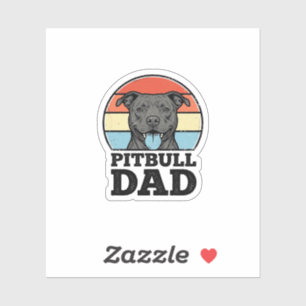 Pitbull Dad Vintage Dog Lover Shirt Design (2)_1