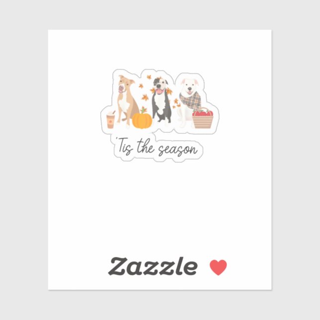 Pitbull Dog Autumn Fall Thanksgiving Tis The Seaso (Sheet)