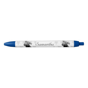 Pitbull dog Blue personalised pen