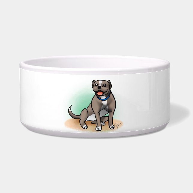 Pitbull Dog Bowl (Front)