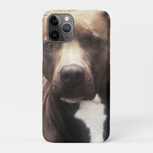 Pitbull Dog Custom Photo iPhone 11 Pro Case