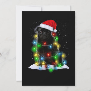 Pitbull dog during Xmas Card