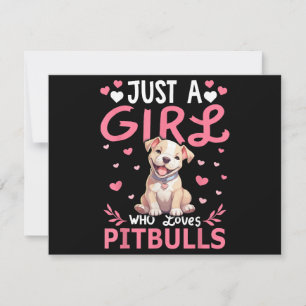 Pitbull Dog Girls Women Just A Girl Who Loves Pitb
