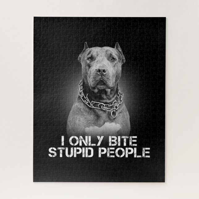 Pitbull Dog Jigsaw Puzzle (Vertical)