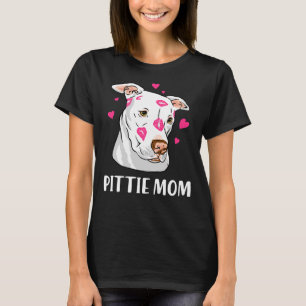 Pitbull Dog Lovers Pittie Mom Pitbull Mama Mothers T-Shirt