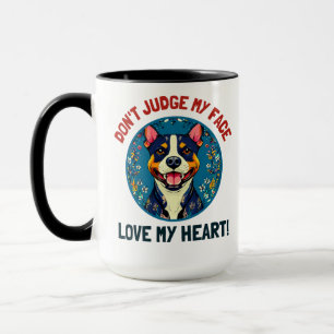 Pitbull dog mug