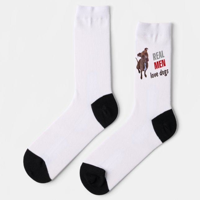 Pitbull Dog Socks (Left)