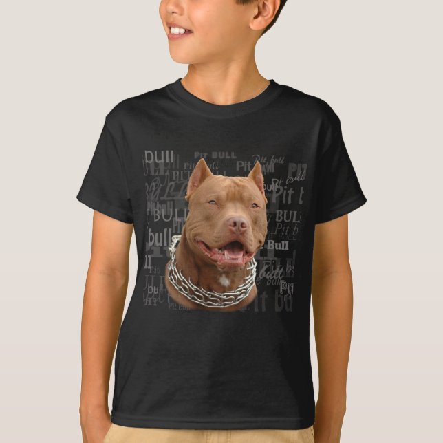 Pitbull dog T-Shirt (Front)
