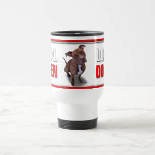 Pitbull Dog Travel Mug