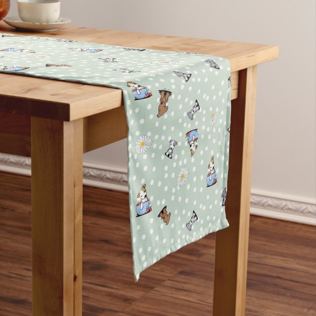 Pitbull Dogs Table Runner (In Situ)