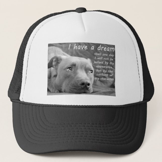 Pitbull dream trucker hat (Front)