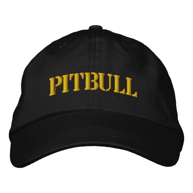PITBULL EMBROIDERED HAT (Front)