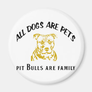 PITBULL FAMILY MAGNET