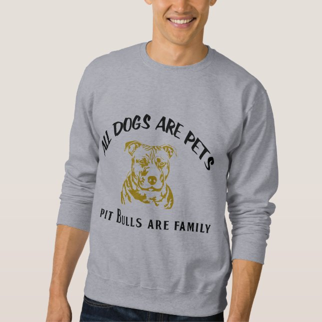 PITBULL FAMILY SWEATSHIRT (Front)