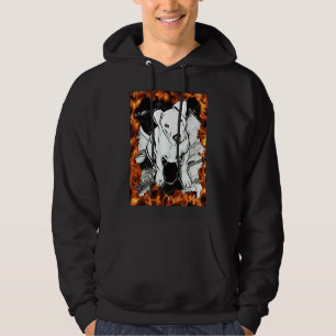 Pitbull Flames Hoodie