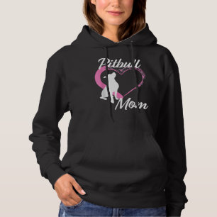 Pitbull For Pitbull Lovers Cute Pitbull Mum Pink H Hoodie