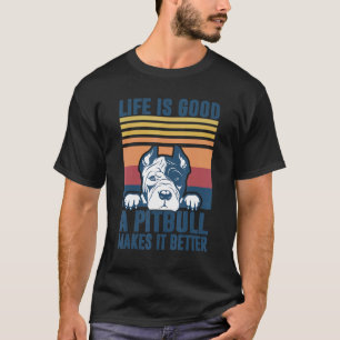 Pitbull For Women Men Girls Dog Dad Dog Mum Pitbul T-Shirt
