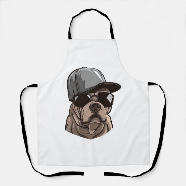 Pitbull Gangster Apron (Front)