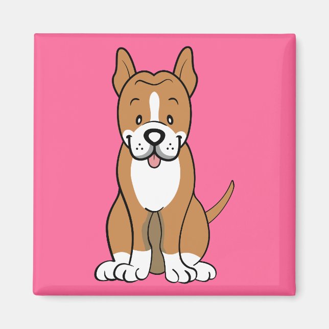 Pitbull gifts and merchandise magnet (Front)