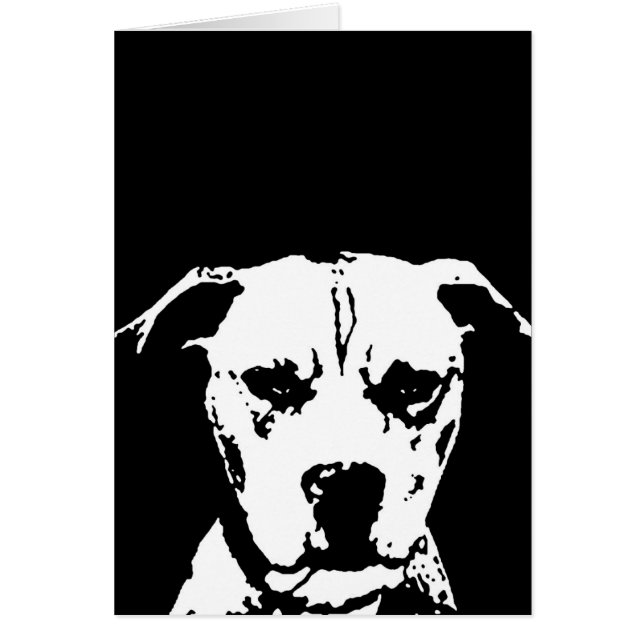 Pitbull Gifts - Card (Front)